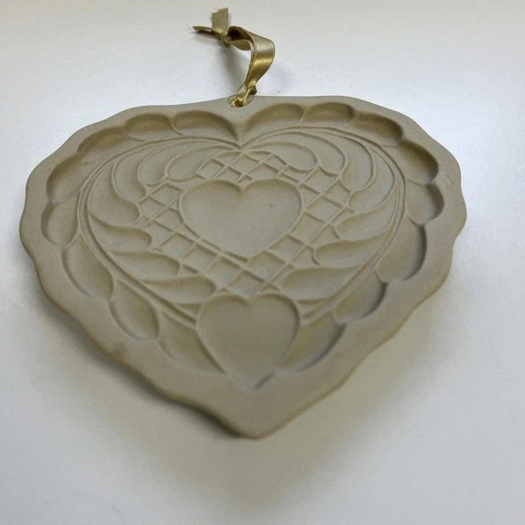 VINTAGE BROWN BAG HILL ART COOKIE Mold 1988 COUNTRY HEART EXCELLENT CONDITION - Picture 6 of 12